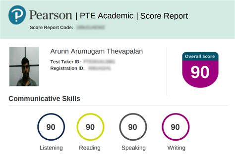 my pte academic.
